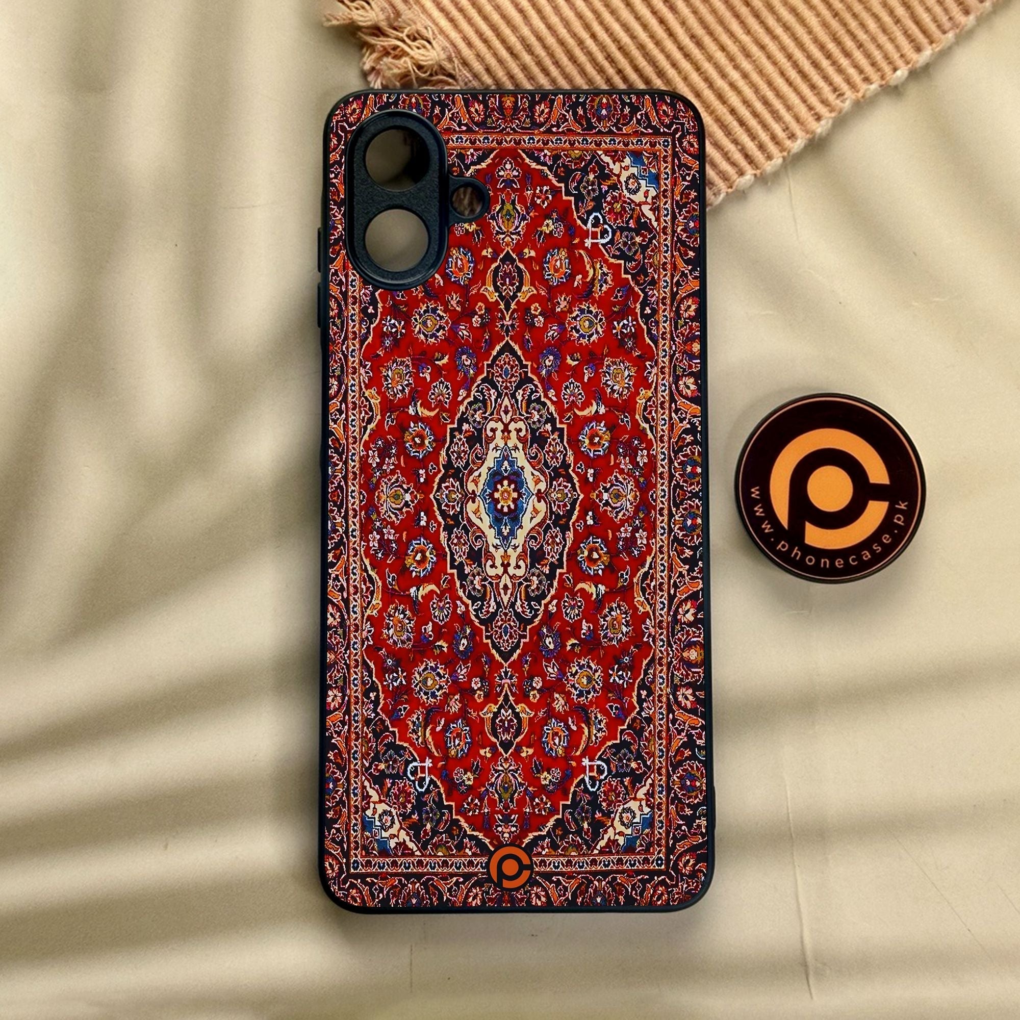 Samsung Galaxy A07 - Persian Rug Design 2 - Premium Metal Printed Soft Bumper Shock Proof Case