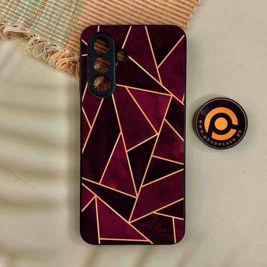 Samsung Galaxy A17 - Geometric Design 7 - Premium Metal Printed Soft Bumper Shock Proof Case