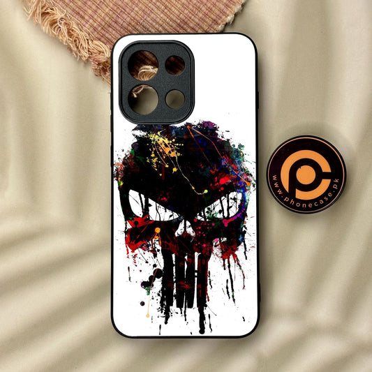 OnePlus 13T - Punisher Skull Design - Premium Metal Printed Soft Bumper Shock Proof Case