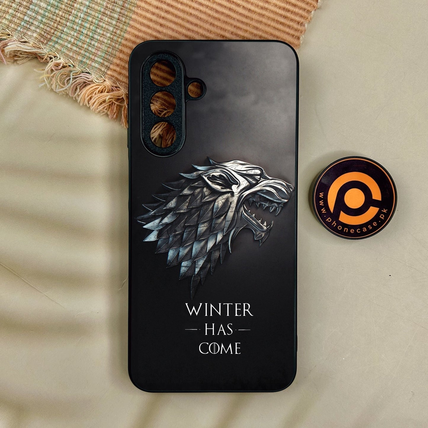 Samsung Galaxy A17 - Winter Has Come Got - Premium Metal Printed Soft Bumper Shock Proof Case