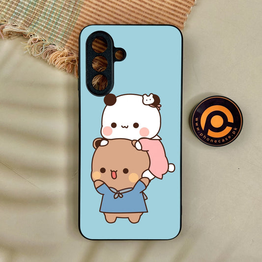 Samsung Galaxy A17 - Cute Bubu Dudu Design 5 - Premium Metal Printed Soft Bumper Shock Proof Case