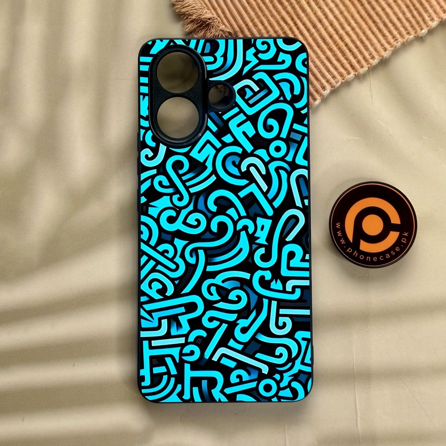 Vivo V60 Lite  - Doodle Design - Premium Metal Printed Soft Bumper Shock Proof Case