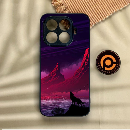 Xiaomi 15T Pro - Wolf Design 7 - Premium Metal Printed Soft Bumper Shock Proof Case