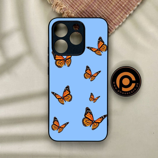 Realme 15T - Butterflies Design 3 - Premium Metal Printed Soft Bumper Shock Proof Case