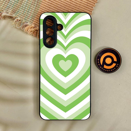 Samsung Galaxy A17 - Heartbeat Design 10 - Premium Metal Printed Soft Bumper Shock Proof Case