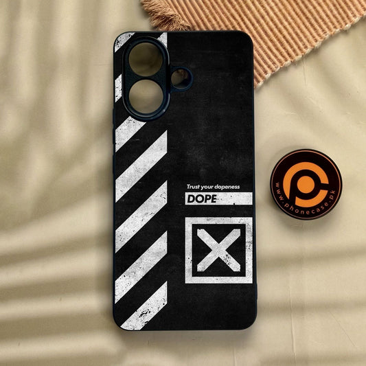 Vivo V60 Lite  - Trust Your Dopeness - Premium Metal Printed Soft Bumper Shock Proof Case