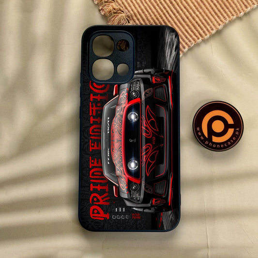 Oppo A6 Pro - Cobra X Racing Car - Premium Metal Printed Soft Bumper Shock Proof Case