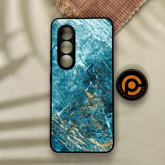 Itel S25 - Blue 2.0 Design 10 - Premium Metal Printed Soft Bumper Shock Proof Case