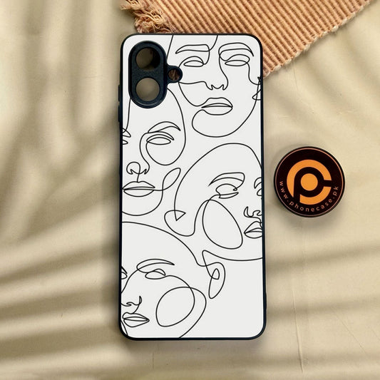 Samsung Galaxy A07 - Girls Design 3 - Premium Metal Printed Soft Bumper Shock Proof Case