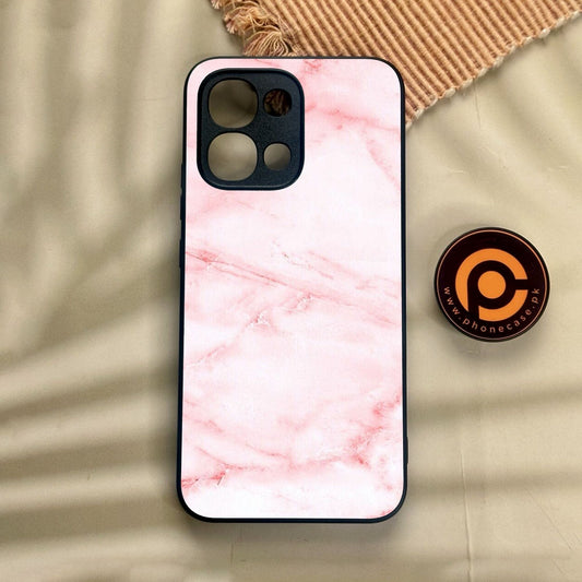 Oppo A6 Pro - Pink Design 2 - Premium Metal Printed Soft Bumper Shock Proof Case