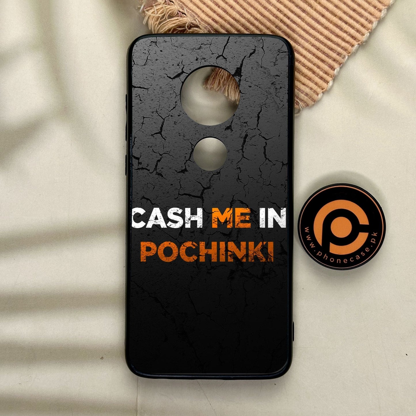 Motorola Moto G7 - Cash Me - Premium Metal Printed Soft Bumper Shock Proof Case