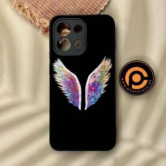 OnePlus 13T - Angel Wings Design 3 - Premium Metal Printed Soft Bumper Shock Proof Case