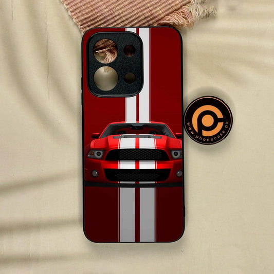 Xiaomi Redmi 15C - Muscle Racing Car - Premium Metal Printed Soft Bumper Shock Proof Case