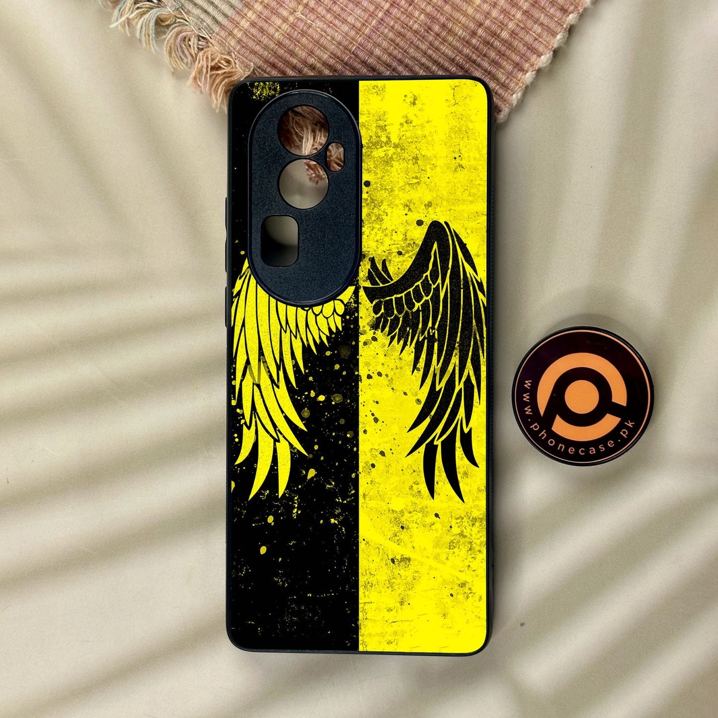 Oppo Reno 10 Pro Plus - Angel 2.0 Design 1 - Premium Metal Printed Soft Bumper Shock Proof Case