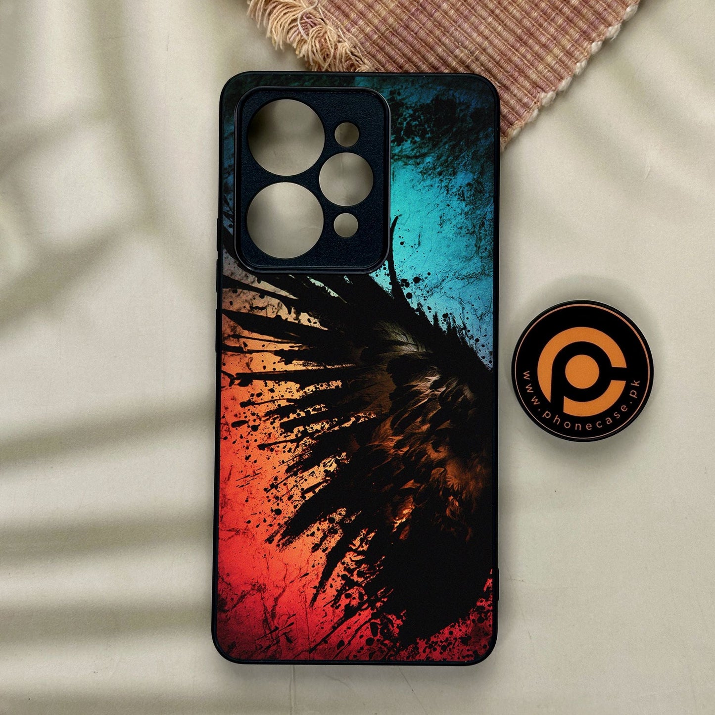 Realme 15 - Angel 2.0 Design 9 - Premium Metal Printed Soft Bumper Shock Proof Case