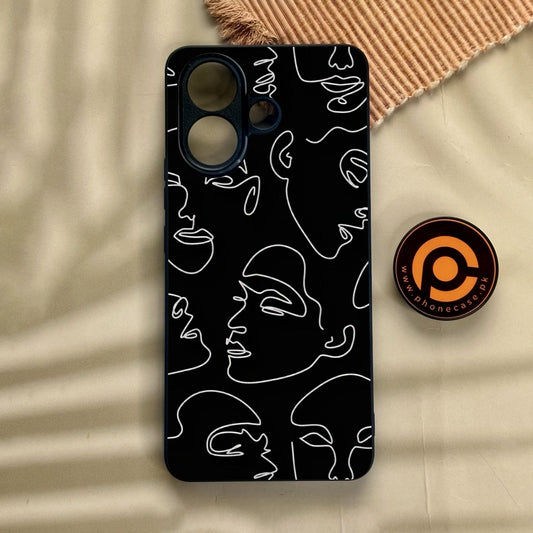 Vivo V60 Lite  - Girls Design 9 - Premium Metal Printed Soft Bumper Shock Proof Case