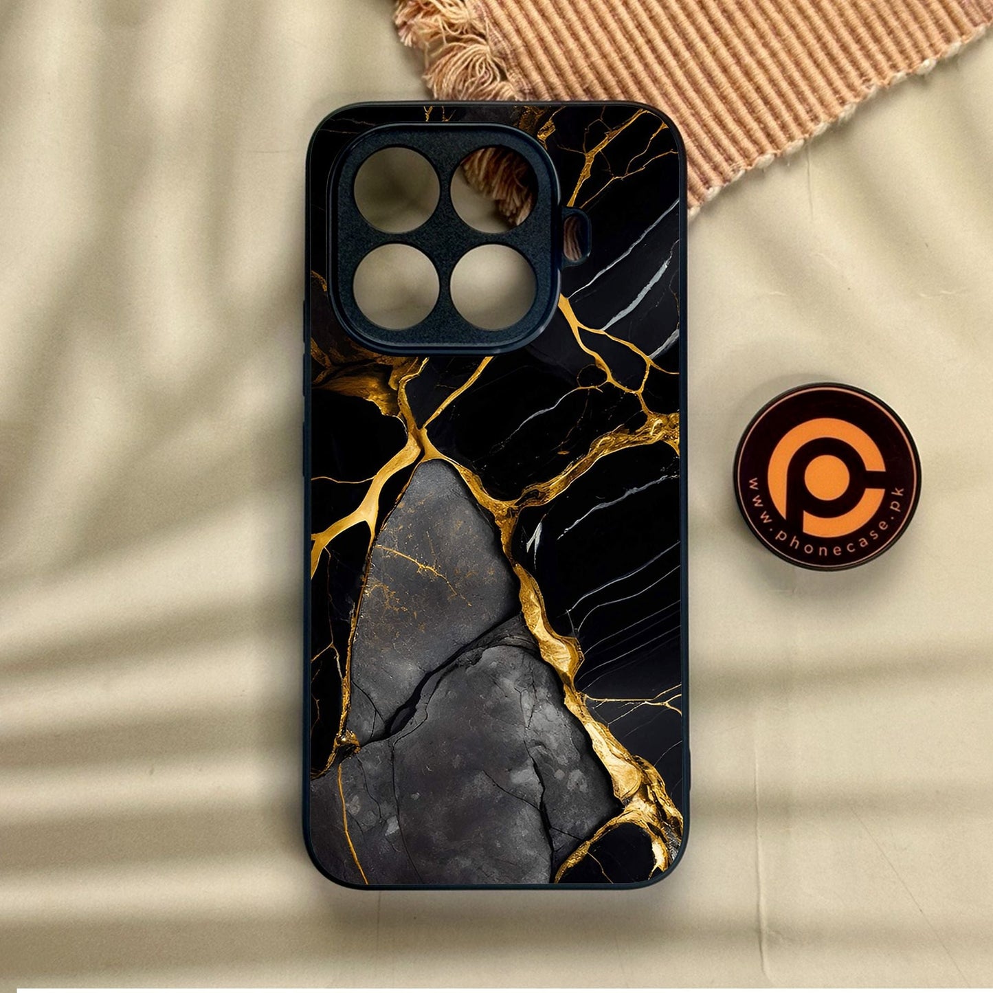 Xiaomi 15T Pro - Liquid Marble Design 6 - Premium Metal Printed Soft Bumper Shock Proof Case