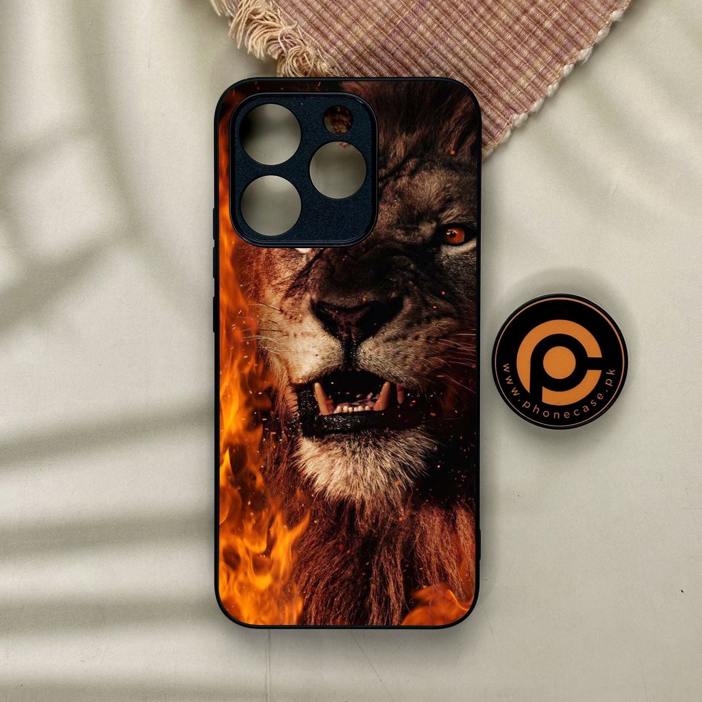 Realme 15T - Tiger Design 2 - Premium Metal Printed Soft Bumper Shock Proof Case