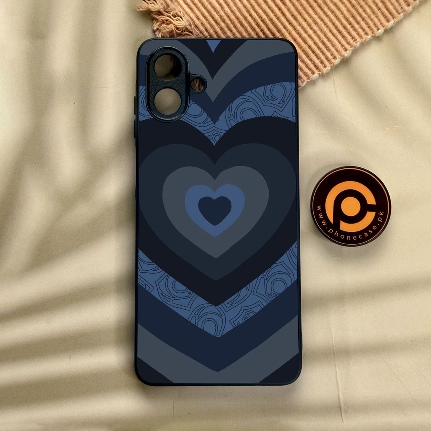 Samsung Galaxy A07 - Heart 2.0 Design 6 - Premium Metal Printed Soft Bumper Shock Proof Case