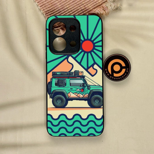 Xiaomi Redmi 15C - Suzuki Jimny Design - Premium Metal Printed Soft Bumper Shock Proof Case