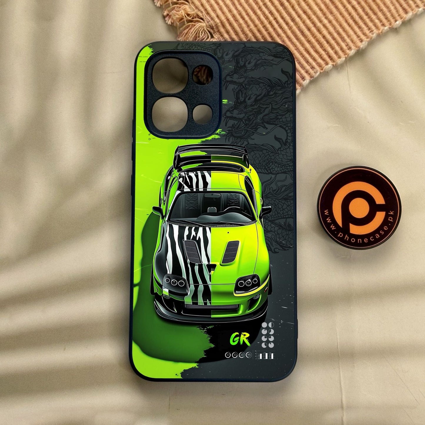 Oppo A6 Pro - Trish Art - Premium Metal Printed Soft Bumper Shock Proof Case