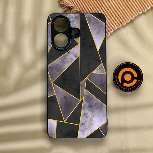 Vivo V60 Lite  - Geometric Design 8 - Premium Metal Printed Soft Bumper Shock Proof Case