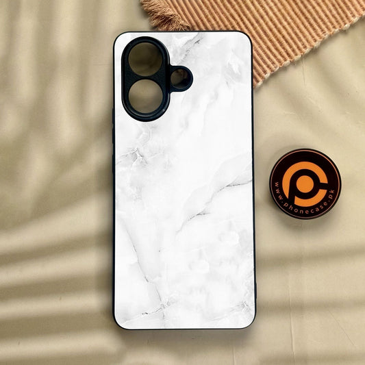 Vivo V60 Lite  - White Design 5 - Premium Metal Printed Soft Bumper Shock Proof Case