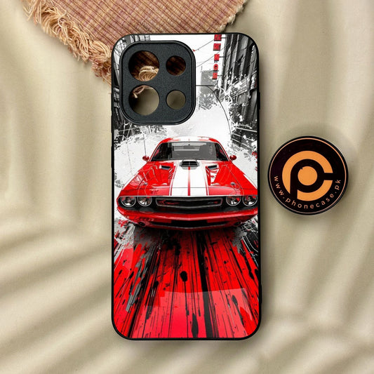 OnePlus 13T - Red Muscle Car Thrill - Premium Metal Printed Soft Bumper Shock Proof Case