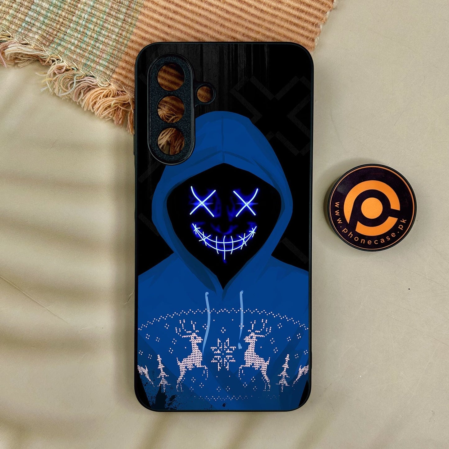 Samsung Galaxy A17 - Anonymous 2.0 Design 9 - Premium Metal Printed Soft Bumper Shock Proof Case