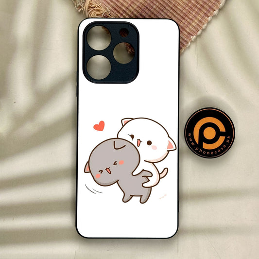 Realme Note 70 - Cute Bubu Dudu Design 4 - Premium Metal Printed Soft Bumper Shock Proof Case