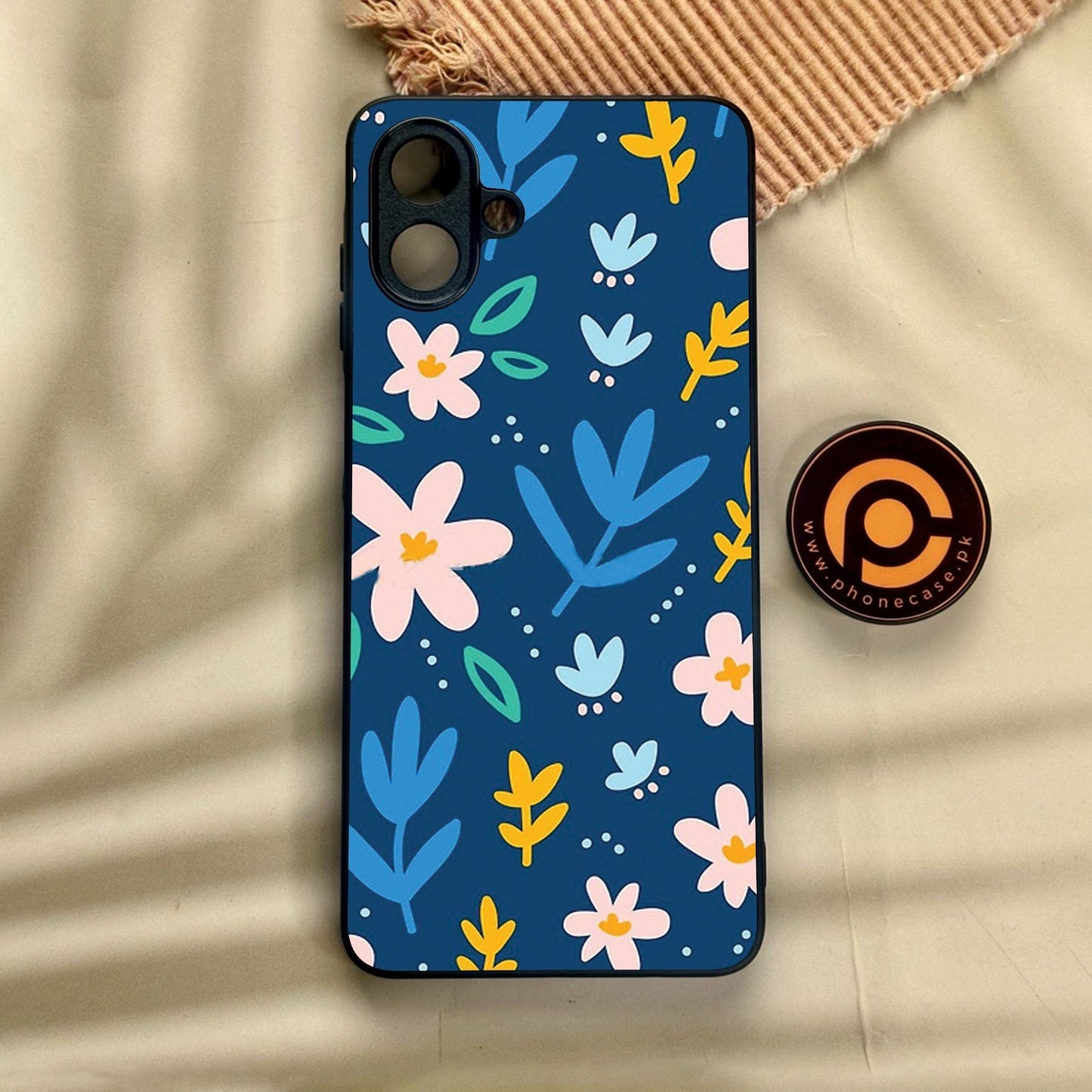 Samsung Galaxy A07 - Colorful Flowers - Premium Metal Printed Soft Bumper Shock Proof Case