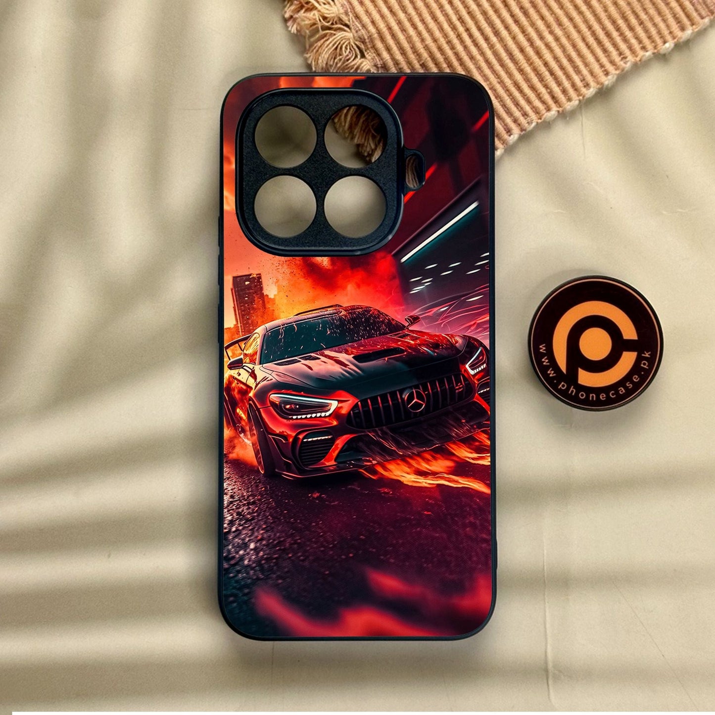 Xiaomi 15T Pro - Racing Design 3 - Premium Metal Printed Soft Bumper Shock Proof Case