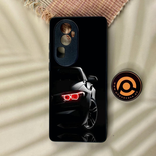 Oppo Reno 10 Pro Plus - Black Art Design 6 - Premium Metal Printed Soft Bumper Shock Proof Case