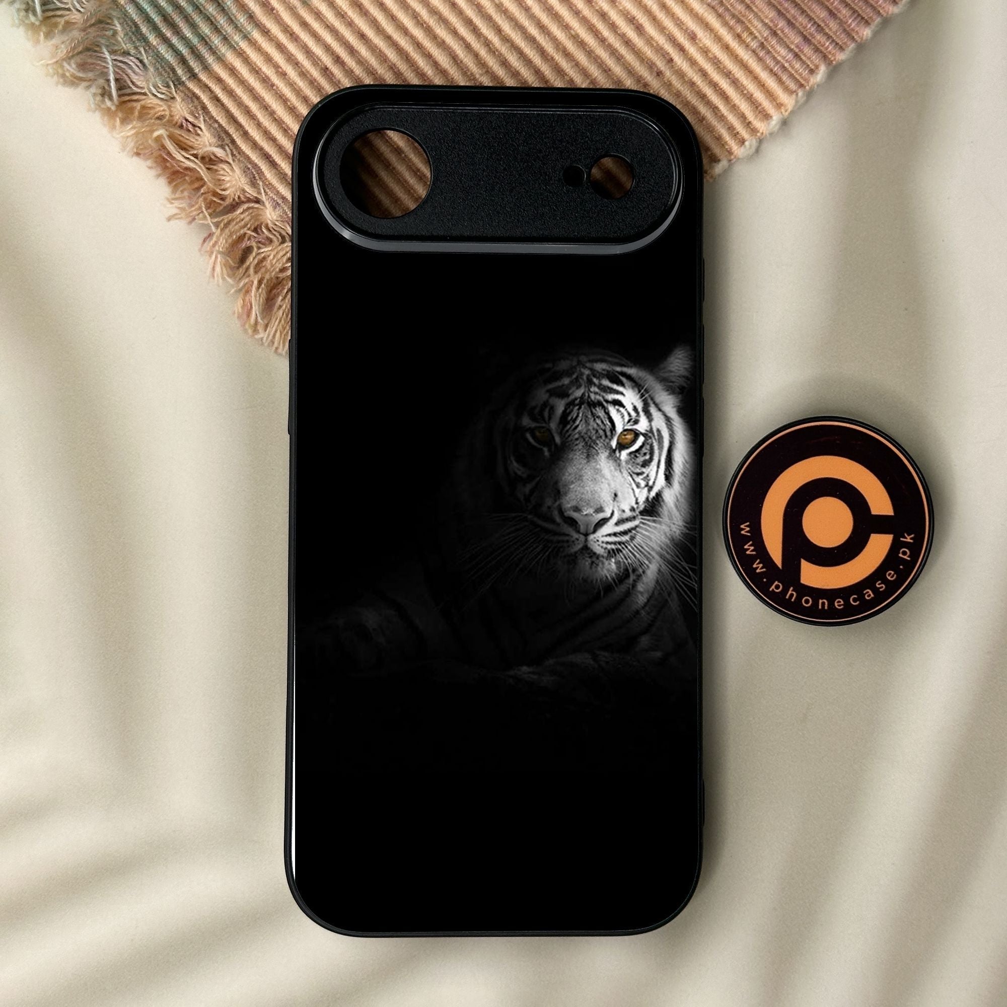 iPhone Air - Tiger Design 10 - Premium Metal Printed Soft Bumper Shock Proof Case