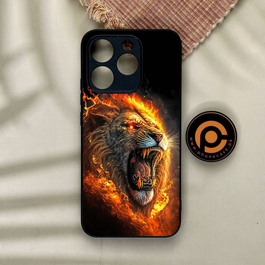 Realme 15T - Tiger 2.0 Design 4 - Premium Metal Printed Soft Bumper Shock Proof Case