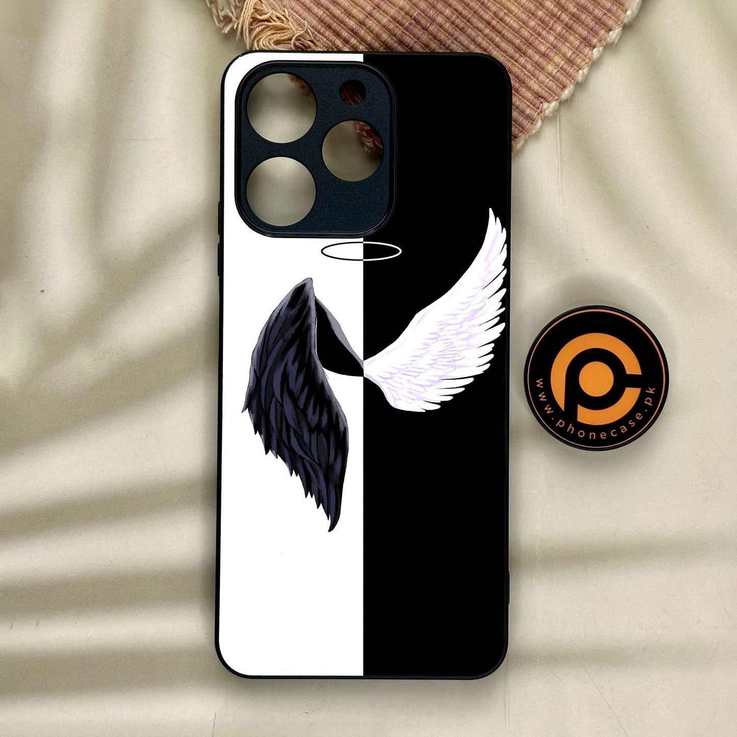 Realme Note 70 - Angel 2.0 Design 5 - Premium Metal Printed Soft Bumper Shock Proof Case