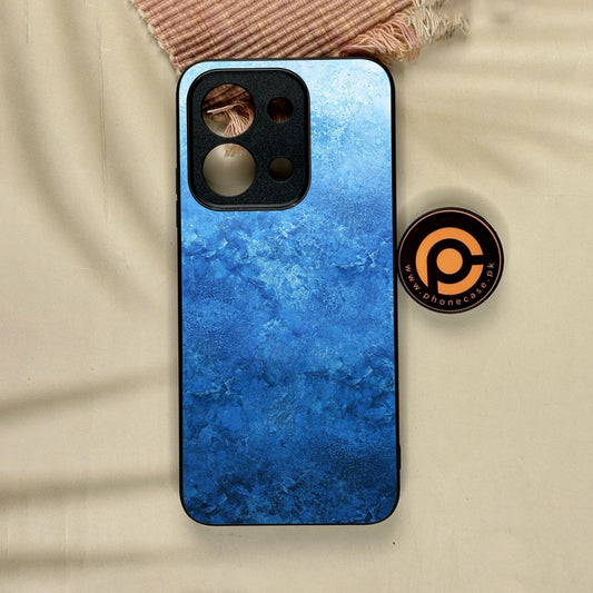 Xiaomi Redmi 15C - Blue Marble Design 2 - Premium Metal Printed Soft Bumper Shock Proof Case