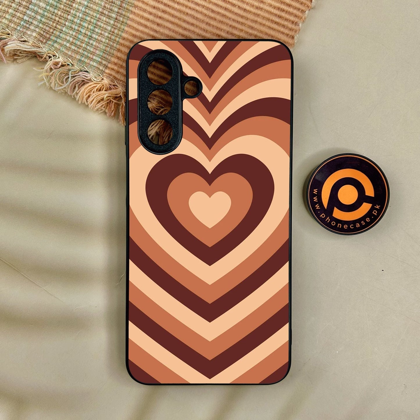 Samsung Galaxy A17 - Heartbeat Design 2 - Premium Metal Printed Soft Bumper Shock Proof Case