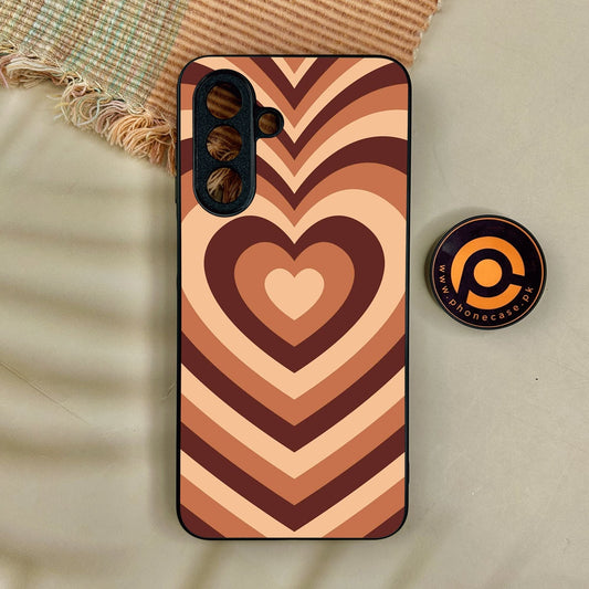 Samsung Galaxy A17 - Heartbeat Design 2 - Premium Metal Printed Soft Bumper Shock Proof Case