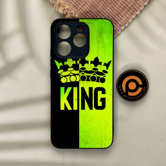Realme 15T - King Design 3 - Premium Metal Printed Soft Bumper Shock Proof Case