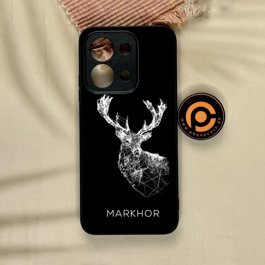 Xiaomi Redmi 15C - Markhor Design 4 - Premium Metal Printed Soft Bumper Shock Proof Case