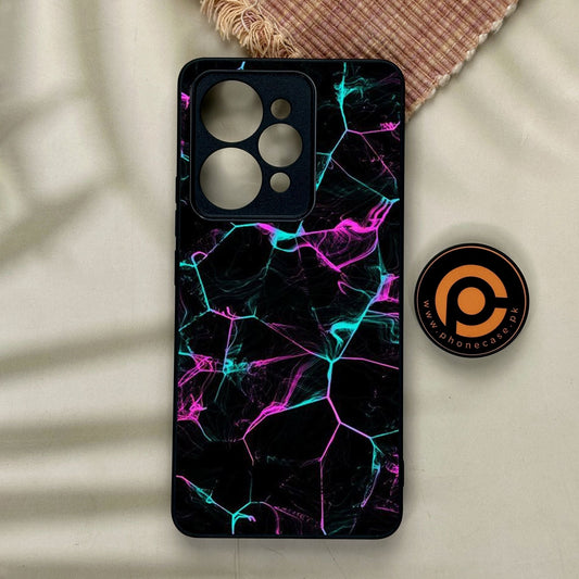 Realme 15 Pro - Black Marble Design 9 - Premium Metal Printed Soft Bumper Shock Proof Case