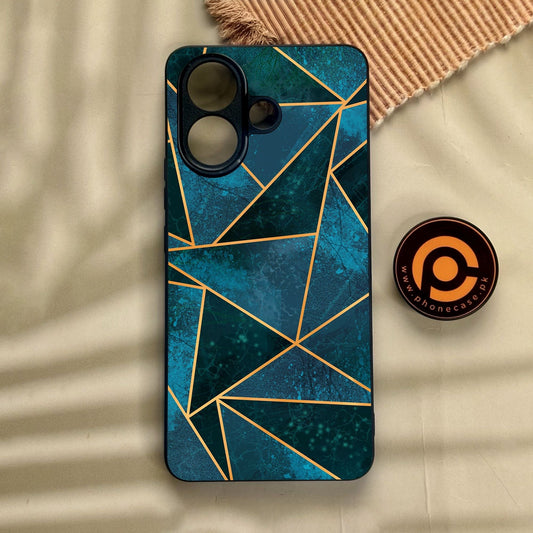 Vivo V60 Lite  - Geometric Design 6 - Premium Metal Printed Soft Bumper Shock Proof Case