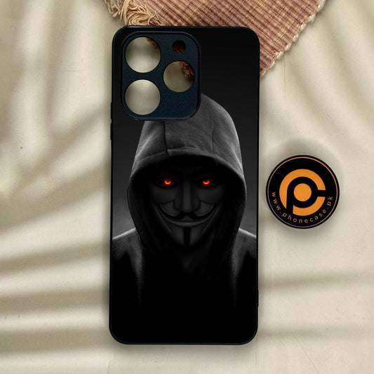 Realme Note 70 - Anonymous 2.0 Design 4 - Premium Metal Printed Soft Bumper Shock Proof Case