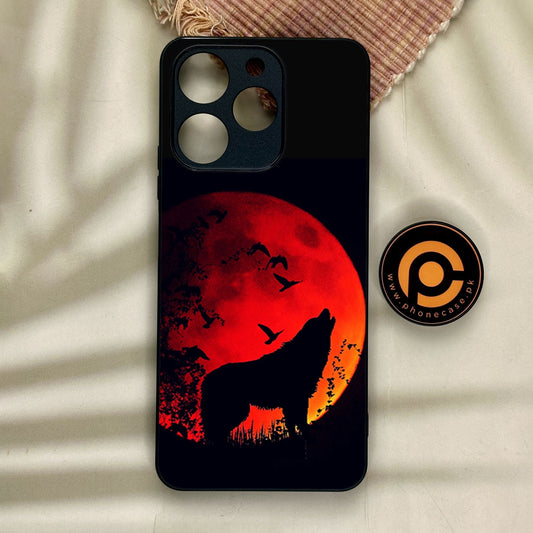 Realme Note 70 - Wolf Design 1 - Premium Metal Printed Soft Bumper Shock Proof Case