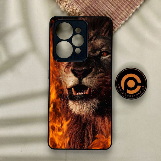 Realme 15 - Tiger Design 2 - Premium Metal Printed Soft Bumper Shock Proof Case
