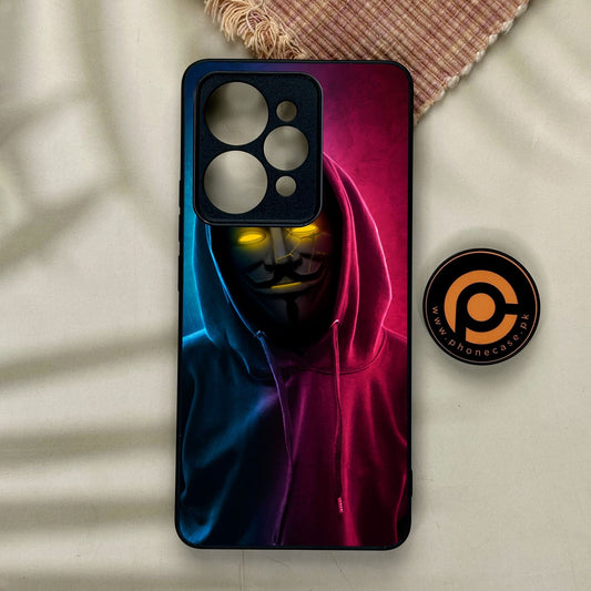 Realme 15 - Anonymous 2.0 Design 2 - Premium Metal Printed Soft Bumper Shock Proof Case