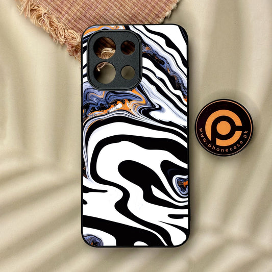 OnePlus 13T - Liquid Marble Design 10 - Premium Metal Printed Soft Bumper Shock Proof Case