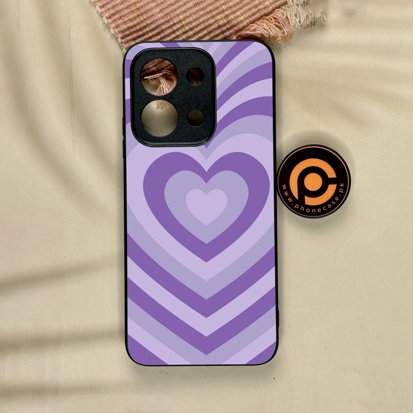 Xiaomi Redmi 15C - Heartbeat Design 8 - Premium Metal Printed Soft Bumper Shock Proof Case