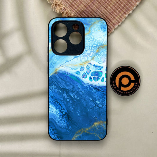 Realme 15T - Blue 2.0 Design 5 - Premium Metal Printed Soft Bumper Shock Proof Case